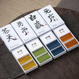 Japanese Style Short Incense Sticks Indoor Use Long Lasting Jasmine Sandalwood Fragrance Stress Relief Aromatherapy Supplies