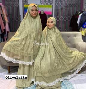 Mukena swiss dalanova couple ibu dan anak mukena dalanova couple swiss mom and kids
