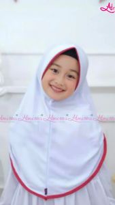 AlmeRRaStore-Hijab Jilbab Anak Instan Bergo Sekolah Sd 6-10 Tahun