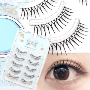 INS สไตล์ Flake Eyelashes ธรรมชาติ Curling Grafted Eyelash ชุด Daily Eye แต่งหน้า U-รูป Curly Eyelashes เครื่องสําอางค์อุปกรณ์เสริม
