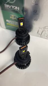 LAMPU UTAMA MOBIL 2 PCS RAYTON 1Set A93 H4 H7 H11 9005 9006 9012 KIPAS RTD LED 40 WATT 12-24V SUPER CAR