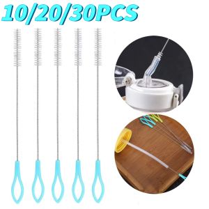 10/20/30pcs Drinking Straw Cleaning Brush Extra Long Pipe Cleaner for Glasses Straw Sippy Cups Bottles and Tubes