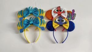 Disney | 2026 Disney Ears Newest Finding Nemo Inspired Headband Party Cosplay Mouse Hairband Women Festival Headwear Kid Hair Accessories