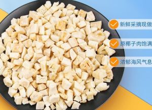 Coconut Crispy Block Coconut Dried Meat Snack 100g 500g 椰子脆块