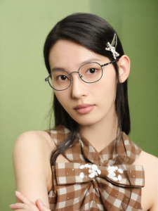 HELEN KELLER | Elastic Titanium Leg Japanese Style Near-sighted Elegant Oval Frame Glasses