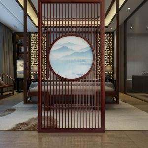 New Chinese Style Wooden Screen Partition