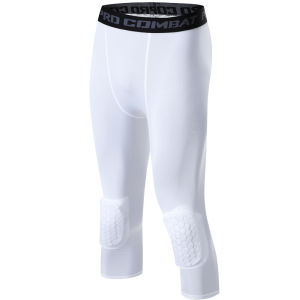 Quần Thể Thao Nam 3/4 Ống Lửng Có Đệm Quần Legging Chạy Bộ Quần Bó Sát Co Giãn Dành Cho Chạy Bộ Bóng Rổ Và Bóng Đá
