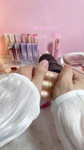 𝗠𝗮𝗴𝗻𝗲𝘁 𝗸𝗶𝘀𝘀 🎀 Shining lipstick Long Lasting Not Easy To Fade Lipstick Student Lip Gloss makeup beauty 口红