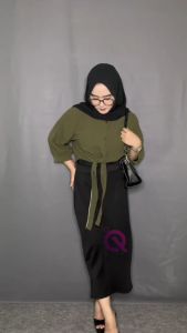 Baju Crincle Airflow All Size Atasan Wanita Terbaru Kemeja Crop Tali Bawah Viral