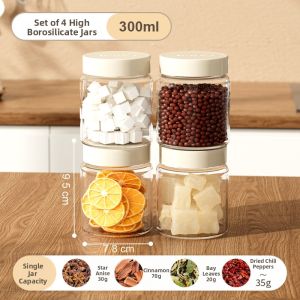 Food Grade Airtight Glass Jar