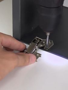 2PCS Cabinet Hinge No Drilling Hinge Hydraulic Cabinet Door Hinge Hidden Hinge