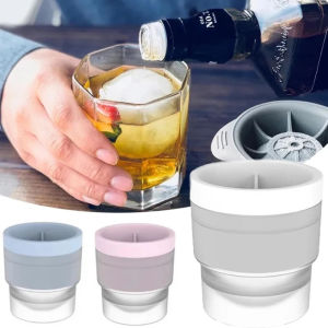 Silicone Ice Ball Maker Ice Cube Mold Kitchen DIY Ice Round Shape Jelly Making Mould for Whiskey Drink
