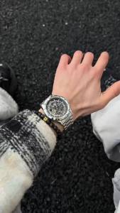 Fairwhale | MARK FAIRWAHLE 6960 Mens Watch Automatic Movement Business Stainless Steel Mechanical Men Watches