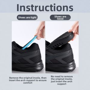 LINGMIAO | Comfortable Arch Support Insoles for Men with Flat Feet