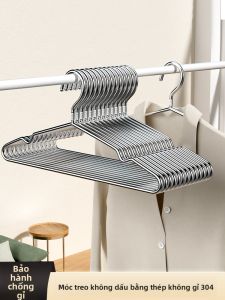 SIVASS | 304 Stainless Steel Clothes Hanger Home Solid Thick Anti-Scratch Windproof