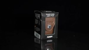 [Fulfilled By Lazada] Zippo Brown Leather Lighter Pouch With Belt Clip | Zippo Pouch LPCB-000001
