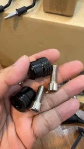 Ốc chân gương nắp chụp VESPA - nhôm CNC chân 8 li Thuận - nhiều màu sắc lựa chọn (giá 1 ốc)