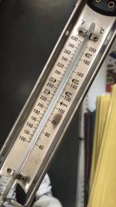 candy & deep fry thermometer ( Stainless steel with hanging hole)