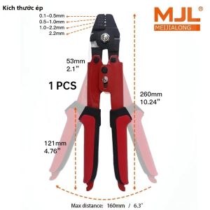 BEAUTY KING DRAGON MJL | Kéo Cắt Và Ép Dây 10 Inch