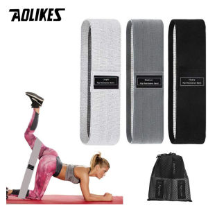 AOLIKES | AOLIKES Fitness Hip Loop Resistance Bands Anti-slip Squats Expander Strength Rubber Bands Yoga Gym Training Braided Elastic Band