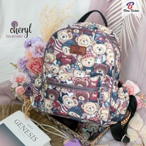 Ransel backpack tas Cheryl by biru tsabita