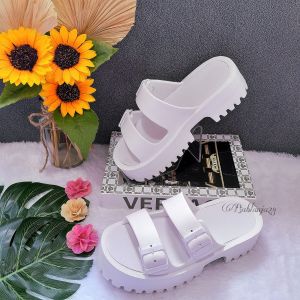 Sandal Wedges Platform Wanita 9222W Sandal Fashion Wanita Dua Ban Terbaru Sandal Phylon Wanita