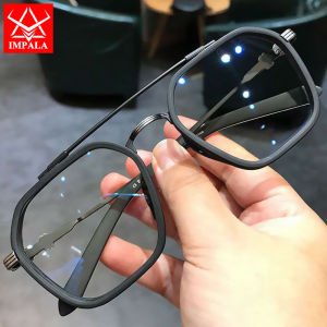 IMPALA QT2035W Fashion Eyeglasses for Men and Women Retro Style UV400 Sunglasses Metal Frame HD Lens