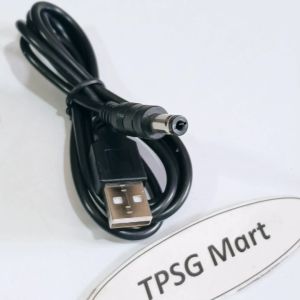 Cáp nguồn USB ra đầu 5.5mm X 2.1mm / Cáp dài 1M