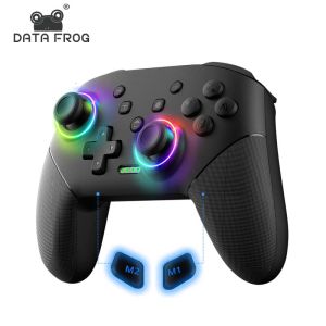 Data Frog | DATA FROG Wireless Controller For Switch OLED/Lite Console Pro Gamepad with 1000Mah Battery Programmable Turbo Function