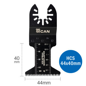 XCAN 1/5/10pcs 44mm Oscillating Saw Blades High Carbon Steel Plunge Cutting Multitool Blades for Metal Wood Nails Screws Plastic