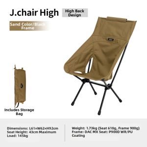 High Back Portable Folding Chair