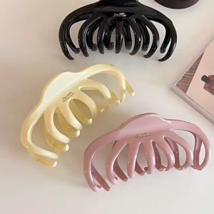 Jepit Cakar Wanita Glossy Jumbo Salon Jedai Rambut Korea Besar Hair Claw Elegant Shinny Premium Fashion Style