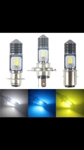 Đèn Pha Xe Máy LED COB Siêu Sáng Chân H4 Tăng Sáng Cho Xe Honda Yamaha (Loại Tốt)