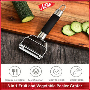 Kitchen Acceesories Peeler Carrot Multifunction Grater Multi-function Vegetable Chopper Handheld Cut Fruit Stainless Steel