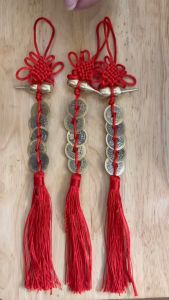 Hồ lô đồng chiêu tài kết hợp xâu tiền trang trí decor phong thủy