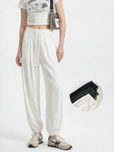 JIANGLU | Cooling Straight Pants Women Plus Size Slim Fit Summer New Arrivals