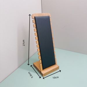 1PC Bamboo Vertical Jewelry Necklace Display Stand Suitable for Jewelry Display Sales and Family Necklace Display.