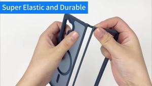 Magnetic Mobile Case for Samsung Galaxy Z Fold 8 Ultra 7 6 Wireless Charging Cases Translucent Slim Rugged Cover with Magnet