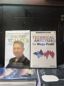 sepaket 2 BUKU technical analysis for Mega profit dan THE super scalper
