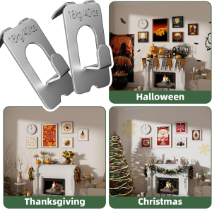 Claw Picture Hanger for Drywall Heavy Duty Picture Drywall Hooks Hold Up to 40lbs No-Tools Wall Hangers for Hanging Room Decor