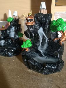 (Beli satu Gratis satu) Backflow/Tempat Pembakar dupa Pelor kerucut aromaterapi asap bawahPengharum ruangan( tipe ABFEGC)