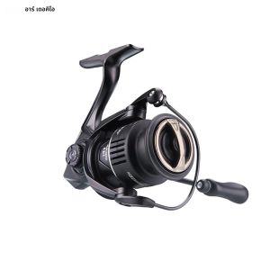 สีดําน้ําหนักเบา SPINNING Fishing Reel 6 + 1Ball 8 กก.ลากคาร์บอนไฟเบอร์ Body Anti น้ําทะเลสําหรับน้ําเค็มตกปลาน้ําจืด COIL