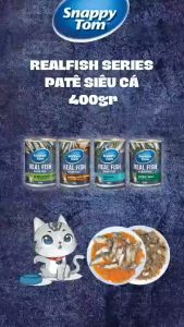 Pate mèo trưởng thành Snappy Tom 400gr (mèo dị ứng vẫn ăn được) - T3 PETS SHOP