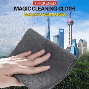 1/5Pcs Reusable Magic Cleaning Cloth Glass No Watermark Wiping Cloth Window Cleaning Cloth rag Kitchen Towel
