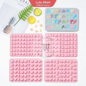 Khuôn Silicone Làm Kẹo Dẻo Chip Chip Jely Socola Thạch Rau Câu Pudding Kẹo Dẻo Chip Chip Jely Bánh Cookie Nhiều Hình - Lutu Mart
