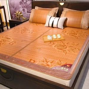 Printed Double-Sided Foldable Bamboo Mat Set