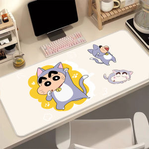Bandai | Anime Gaming Mouse Pad C-Crayon Shin-Chans Extended Large Deskmat Non-Slip Rubber Base Table Pad for PC Computer Home Office