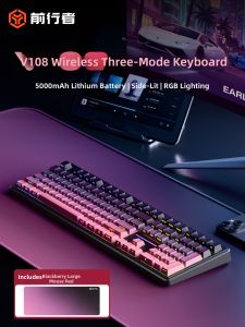 EWEADN | Bộ Bàn Phím Và Chuột Bluetooth Không Dây Cảm Giác Cơ Im Lặng Cho Game và Văn Phòng