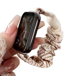 Fabric Elastic Watch Strap for Xiaomi Smart Band 9 Pro/Mi Band 8 Pro/ Redmi Watch 5/4 Sport Dressy Replacement Scrunchy Strap