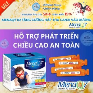 Midu MenaQ7 45mcg K2 Tăng Chiều Cao Và Phát Triển Xương Cho Bé